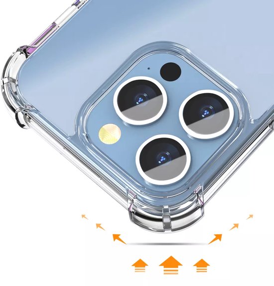 iPhone 15 Pro Hoesjes – Ultra-Hybrid Backcover – Schokbestendig – Crystal Clear – Transparant-Ilumina Benelux