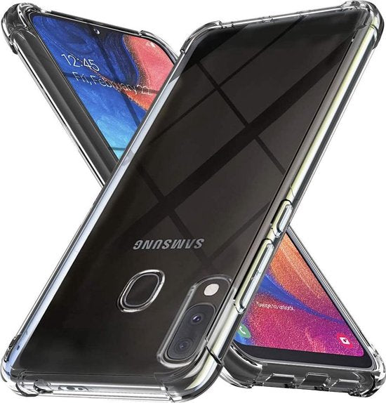 Samsung Galaxy A20e Hoesjes – Siliconen Backcover – Schokbestendig – Transparant-Ilumina Benelux