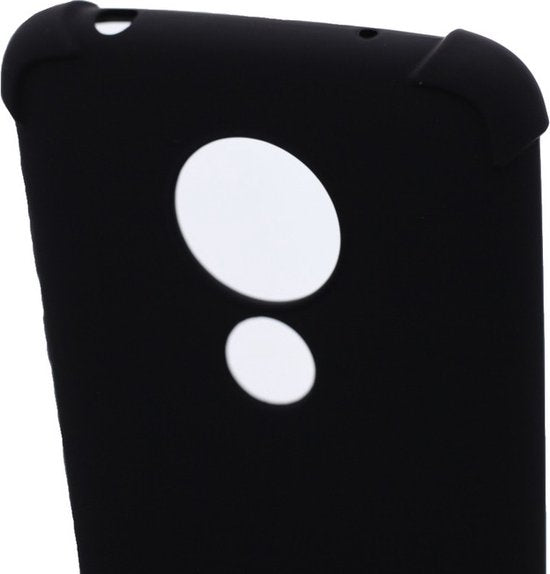 Motorola Moto G7 Power Hoesjes – Siliconen Backcover – Schokbestendig Anti Shock – Zwart-Ilumina Benelux