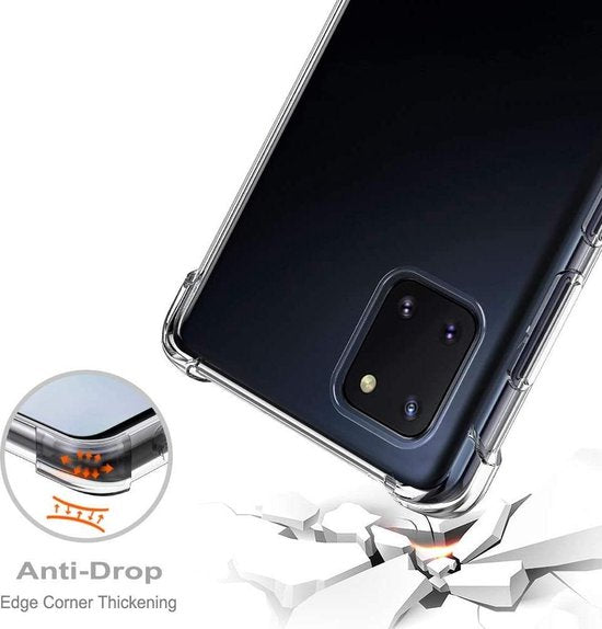 Samsung Galaxy Note 10 Lite Hoesjes – Siliconen Backcover – Schokbestendig – Transparant-Ilumina Benelux