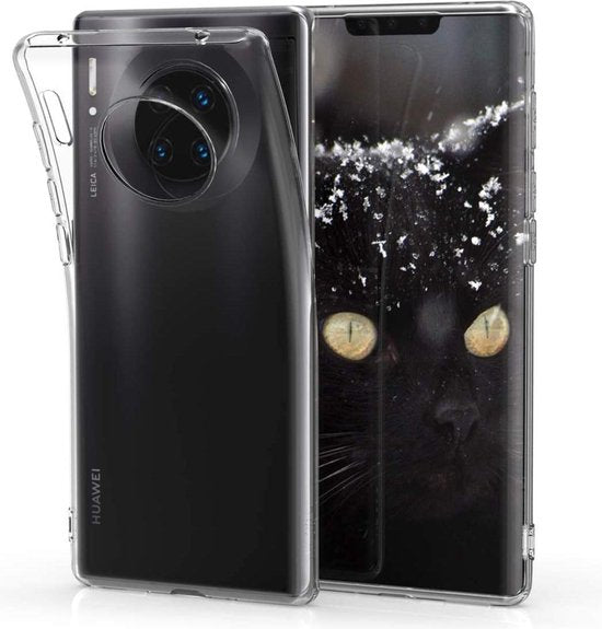 Huawei Mate 30 Pro Hoesjes – Siliconen Backcover – Transparant – Flexibel – Anti-kras-Ilumina Benelux