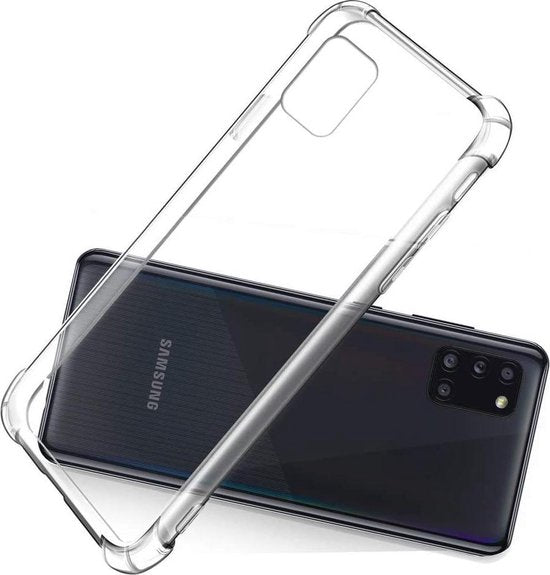 Samsung Galaxy A31 Hoesjes – Siliconen Backcover – Schokbestendig – Transparant-Ilumina Benelux