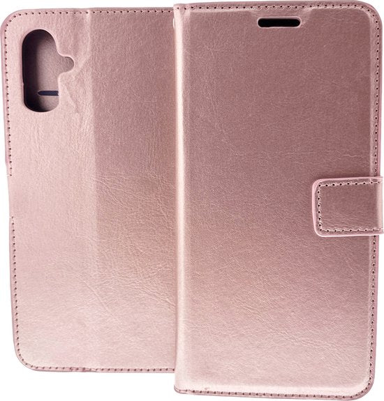 iPhone 16 Plus Hoesjes – Portemonnee Hoes – Pasjeshouder – Magneetsluiting – Roségoud-Ilumina Benelux