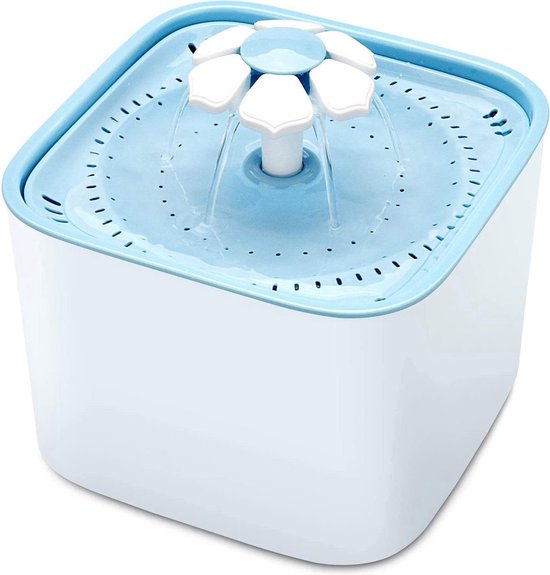 Automatische drinkfontein kat & hond – Waterdispenser met filter – Ultra stil – BPA-vrij – Blauw-Ilumina Benelux