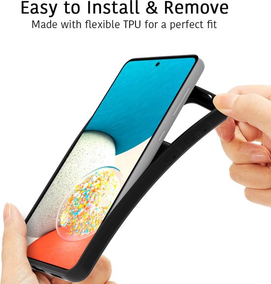 Samsung Galaxy A53 5G Hoesjes – Siliconen Backcover – Flexibel – Schokbestendig – Zwart-Ilumina Benelux