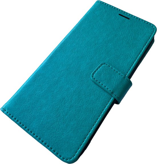 iPhone 14 Pro Hoesjes – Portemonnee Book Case – Pasjeshouder – Magneetsluiting – Mint Groen-Ilumina Benelux