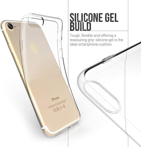 iPhone SE 2020/7/8 Hoesjes – Siliconen Backcover – Soft Silicone – Transparant-Ilumina Benelux