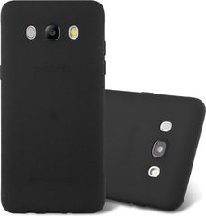 Flexibele achterkant Silicone hoesje Zwart Geschikt voor: Samsung Galaxy J5 2016