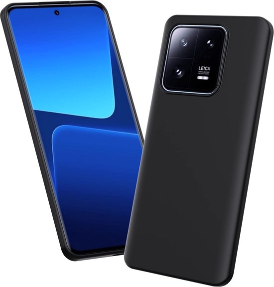 Xiaomi 13 Hoesjes – Siliconen Backcover – Flexibel – Schokbestendig – Zwart-Ilumina Benelux