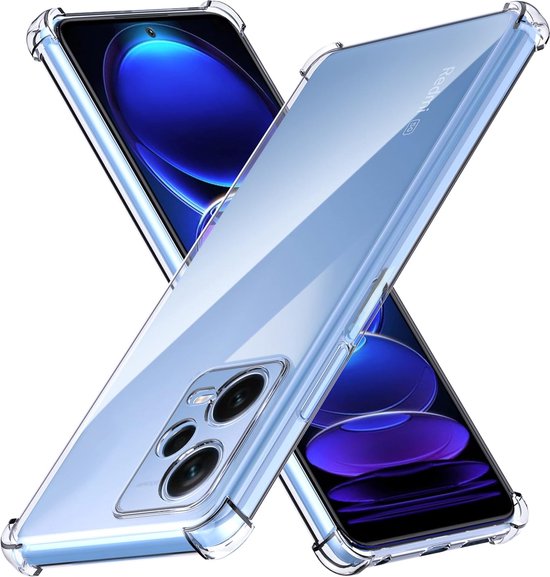 Xiaomi Redmi Note 12 Pro+ Hoesjes – Soft TPU Siliconen Backcover – Schokbestendig – 4G/5G – Transparant-Ilumina Benelux