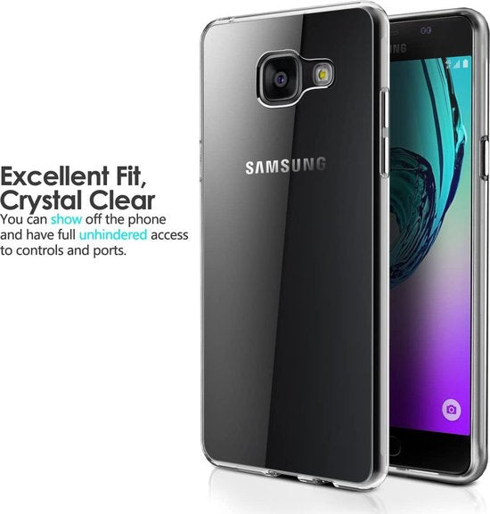 Samsung Galaxy A3 2016 Hoesjes – Siliconen Backcover – Soft Touch – Transparant-Ilumina Benelux
