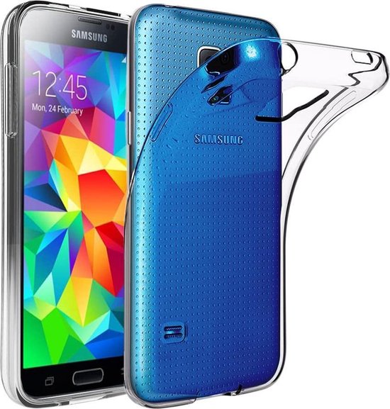 Samsung Galaxy S5 Hoesjes – Siliconen Backcover – Soft Case – Transparant-Ilumina Benelux