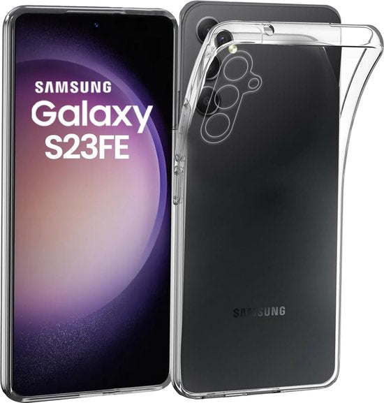 Samsung Galaxy S23 FE Hoesjes – Siliconen Backcover – Transparant – Soft Grip – Beschermend-Ilumina Benelux