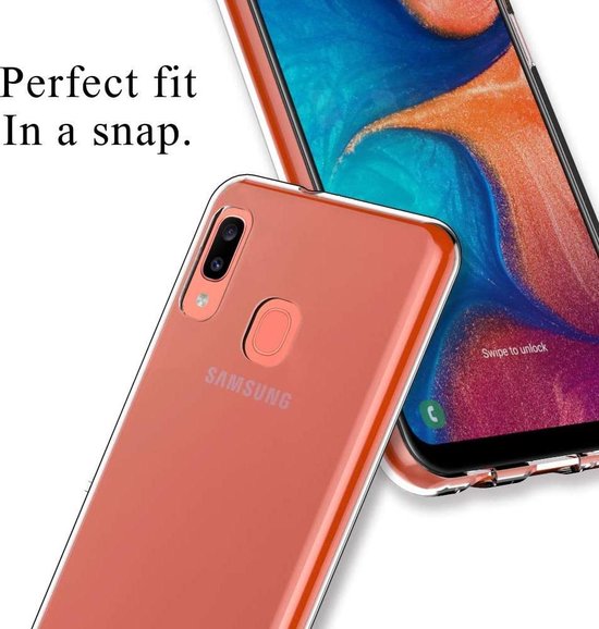 Samsung Galaxy A20E Hoesjes – Siliconen Backcover – Soft Touch – Transparant-Ilumina Benelux