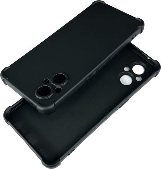 Oppo A96 5G Hoesjes – Soft TPU Siliconen Backcover – Schokbestendig – Zwart-Ilumina Benelux