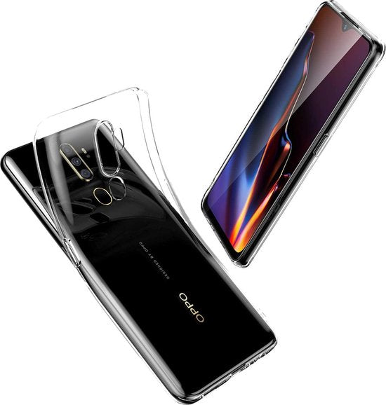 Oppo A5 2020/A9 2020 Hoesjes – Siliconen Backcover – Soft TPU – Transparant-Ilumina Benelux