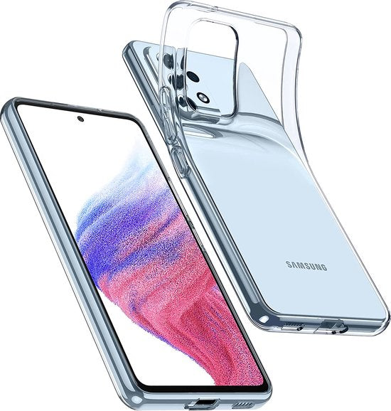 Samsung Galaxy A53 5G Hoesjes – Transparante Siliconen Backcover – Flexibel – Schokbestendig-Ilumina Benelux