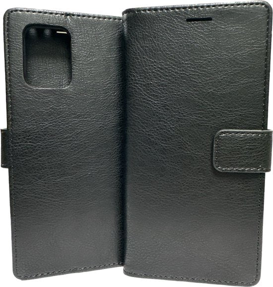 Samsung Galaxy S10 Lite Hoesjes – Portemonnee Hoes – Pasjeshouder – Magneetsluiting – Zwart-Ilumina Benelux
