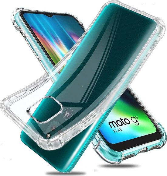 Motorola Moto E7 Plus Hoesjes – Soft TPU Siliconen Backcover – Schokbestendig – Transparant-Ilumina Benelux