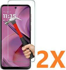 Screenprotector - Geschikt voor Motorola Moto G55 5G - 9H Glas (2-Pack)