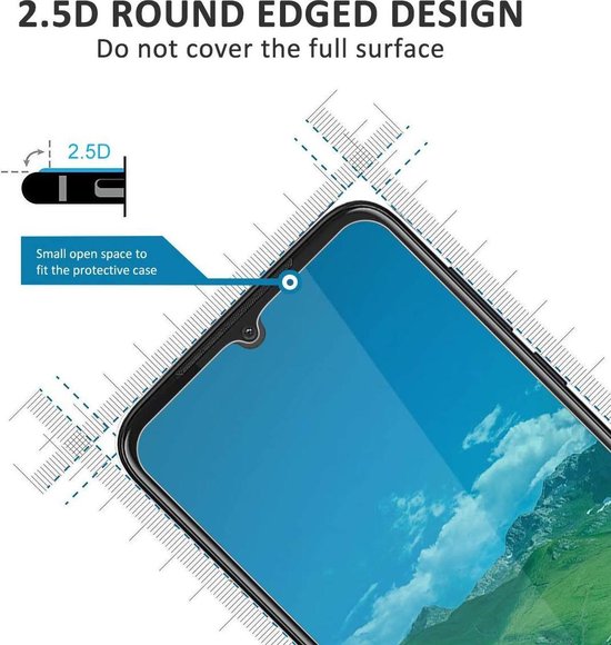 Screenprotector - Geschikt voor Motorola Moto G8 Power - 9H Glas (1-Pack)