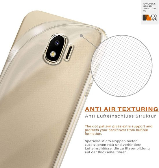 Samsung Galaxy J4 2018 Hoesjes – Siliconen Backcover – Soft Case – Transparant-Ilumina Benelux