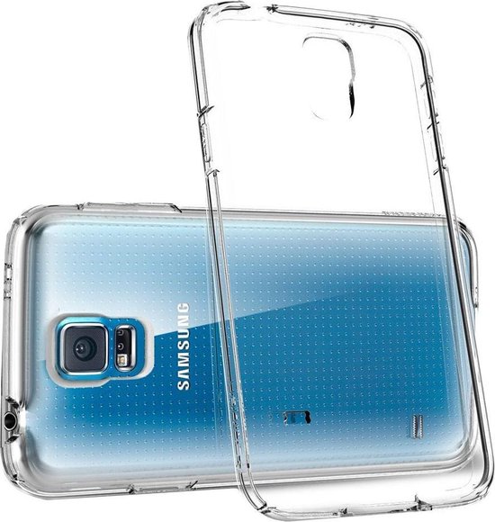 Samsung Galaxy S5 Hoesjes – Siliconen Backcover – Soft Case – Transparant-Ilumina Benelux