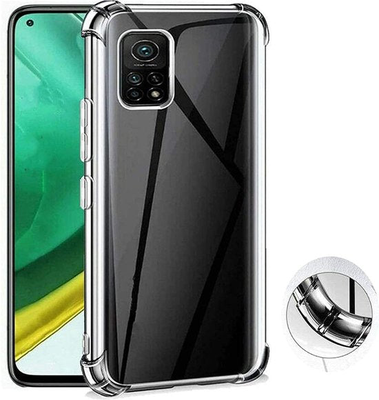 Xiaomi Mi 10T / 10T Pro 5G Hoesjes – Siliconen Backcover – Schokbestendig Bumper – Transparant-Ilumina Benelux