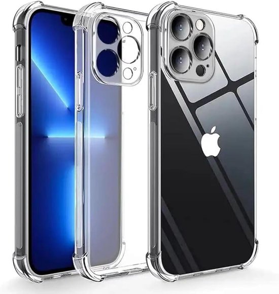 iPhone 16 Pro Max Hoesjes – Transparante TPU Backcover – Schokbestendig Gorilla – Camera Beschermer-Ilumina Benelux