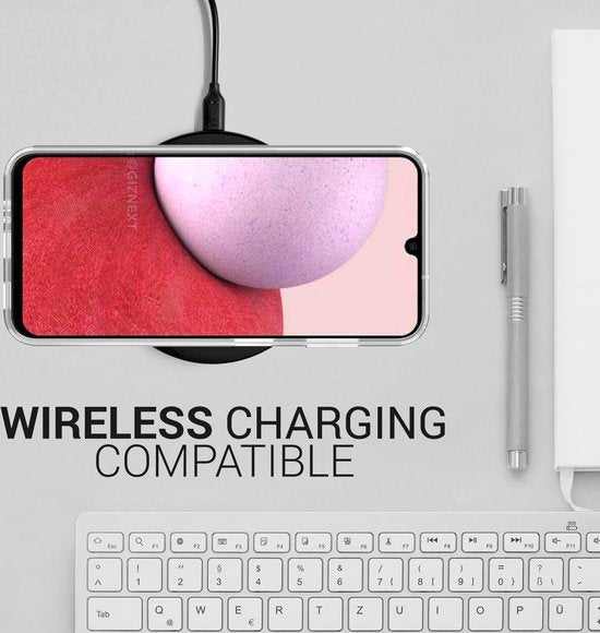 Samsung Galaxy A14 5G Hoesjes – Siliconen Backcover – Transparant – Inclusief 2x Screenprotector-Ilumina Benelux