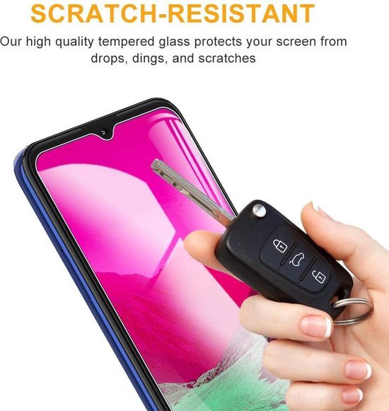 Screenprotector - Geschikt voor Motorola G9 Play - 9H Glas (1-Pack)
