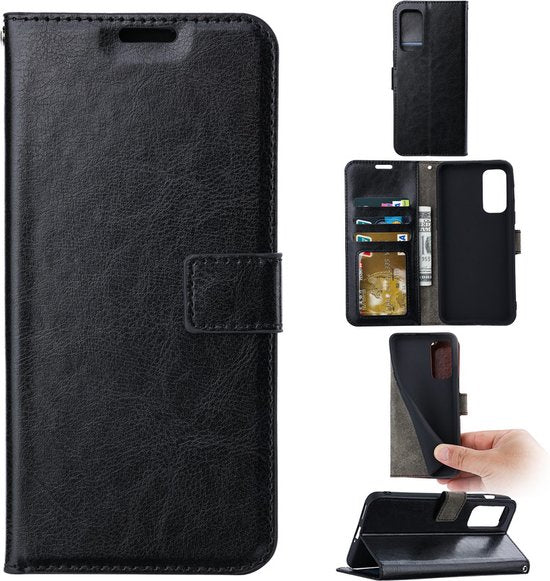 Xiaomi Redmi Note 12 Pro+ 5G Hoesjes – Bookcase Portemonnee – Pasjeshouder – Magneetsluiting – Zwart-Ilumina Benelux