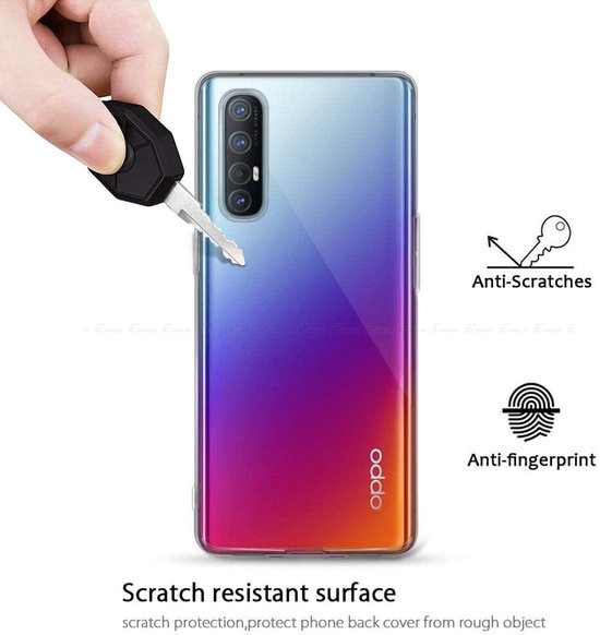 OPPO Find X2 Neo Hoesjes – Transparante Siliconen Backcover – 2 Pack Screenprotector – Gehard Glas-Ilumina Benelux