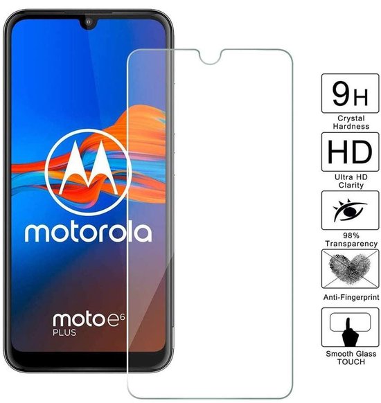Motorola Moto E6 Plus Hoesjes – Portemonnee Backcover – Pasjeshouder – 2x Screenprotector – Turquoise-Ilumina Benelux