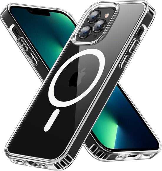 iPhone 14 Pro Hoesjes – Transparante Backcover – Schokbestendig – MagSafe Compatibel-Ilumina Benelux