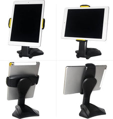 Tablethouder bureau – 360° draaibaar & verstelbaar – Antislip desktop standaard – Voor 7-15 inch tablets – Zwart