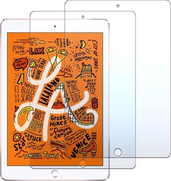 Screenprotector – Geschikt voor iPad 10.2 Inch (2019/2020/2021) – Gehard Glas – Anti-kras – 2-Pack-tabletscreenprotectors-Ilumina Benelux