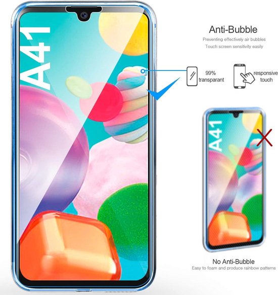 Samsung Galaxy A41 Hoesjes – Backcover – Beschermende Hardcase – Zwart-Ilumina Benelux
