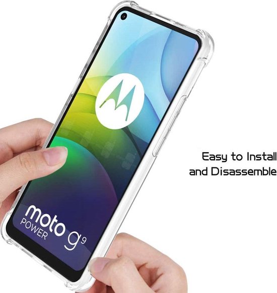 Motorola Moto G9 Power Hoesjes – Soft TPU Siliconen Backcover – Schokbestendig – Transparant-Ilumina Benelux