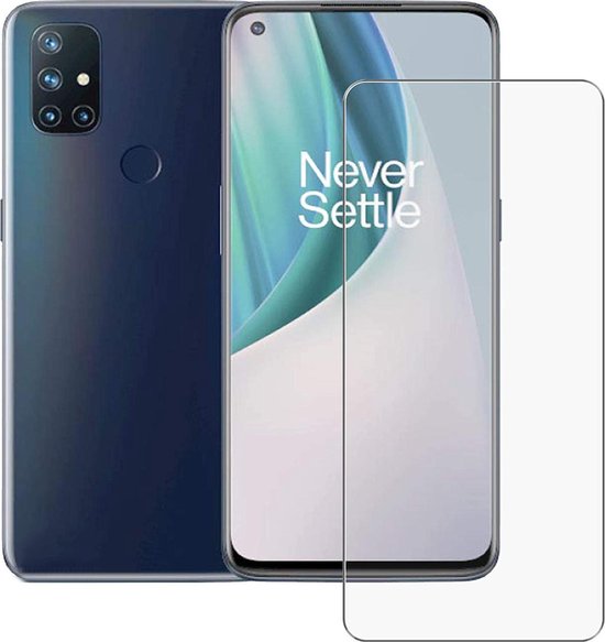 OnePlus Nord N100 Hoesjes – Transparante Siliconen Backcover – Inclusief 2x Screenprotector – Anti-kras-Ilumina Benelux