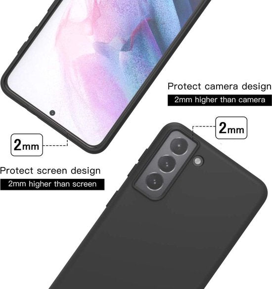 Samsung Galaxy M31s Hoesjes – Siliconen Backcover – Soft Touch – Schokbestendig – Zwart-Ilumina Benelux
