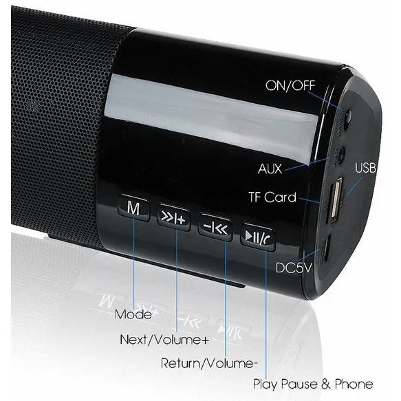 Hopestar B28S Soundbar Bluetooth Speaker – 3D Surround Draadloze Speaker – Waterbestendig – Zwart-Ilumina Benelux