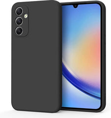 Samsung Galaxy A35 Hoesjes – Flexibele Siliconen Backcover – Schokbestendig – Zwart