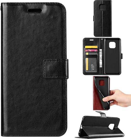 Nokia XR20 5G Hoesjes – Portemonnee Bookcase – Pasjeshouder – Magneetsluiting – Zwart-Ilumina Benelux