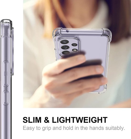 Samsung Galaxy A33 5G Hoesjes – Siliconen Backcover – Schokbestendig – Flexibel – Transparant-Ilumina Benelux