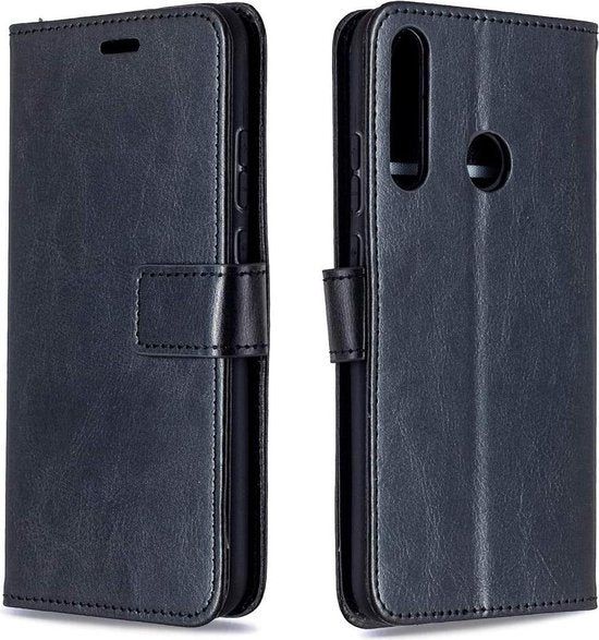 Motorola Moto G8 Power Hoesjes – Portemonnee Book Case – Pasjeshouder – Magneetsluiting – Zwart-Ilumina Benelux