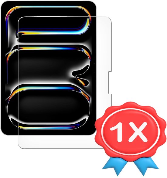 Screenprotector – Geschikt voor iiPad Air 13 inch (2024/2025/2026) / iPad Pro 13 (2024/2025) – Gehard Glas – Anti-kras – Tempered Glas – 1x-tabletscreenprotectors-Ilumina Benelux