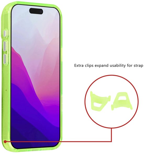 iPhone 17 Pro Max Hoesjes – MagSafe Compatibel – Glitter Backcover – Krasbestendig – Groen-Ilumina Benelux