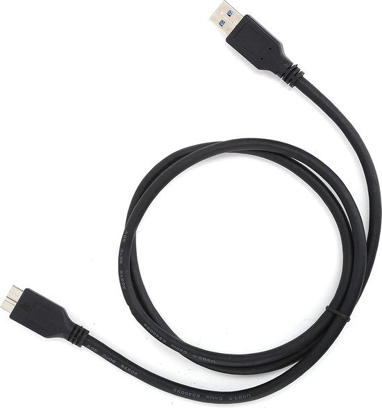 USB 3.0 Micro B kabel – USB-A naar Micro-B – Geschikt voor Samsung Galaxy S5/Note 3 & externe harde schijf – Zwart-USB-Kabels-Ilumina Benelux