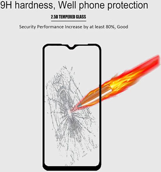 Screenprotector – Geschikt voor Motorola Moto G9 Power – Gehard Glas 9H – Anti-kras – 2-Pack – Transparant